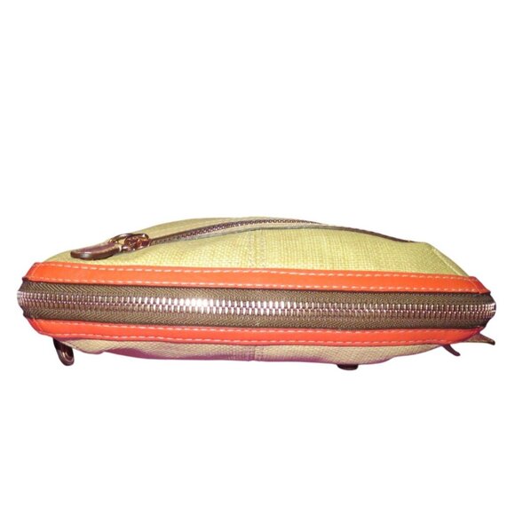 SOLD Coach Limited Edition Bonnie Cashin Woven Straw Kisslock Demi chain bag - Picture 5 of 11